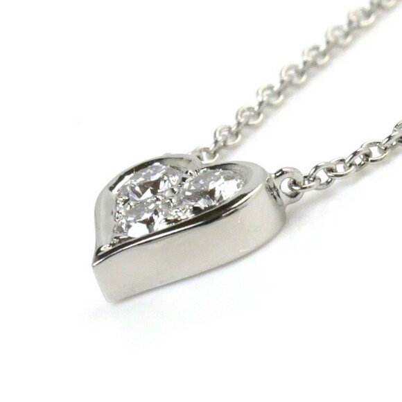 TIFFANY & CO. Platinum Diamond Necklace - Picture 3 of 6